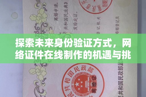 昆明探索未来身份验证方式，网络证件在线制作的机遇与挑战